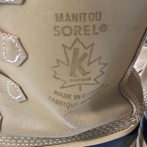 Sorel Manitou Snow Winter Insulated Duck Boots Thermo Removable Wool Liner 10 - Picture 6 of 12